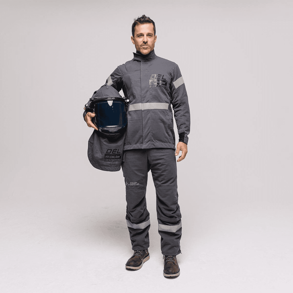 OEL Black Series GTX 40 CAL Jacket and Bib Kit with Hood OEL Black Series GTX 40 CAL Jacket and Bib Kit with Hood